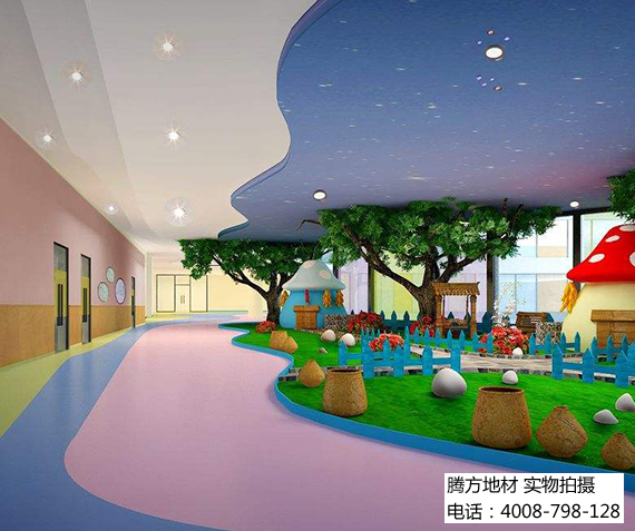 鋪了這樣的幼兒園地板，我一定要讓孩子上！